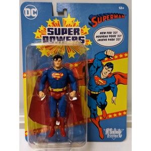 McFarlane Toys DC Super Powers Superman figure In Hand! 2022 (GW/B-1.17)